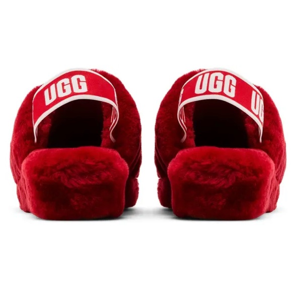UGG Fluff Yeah Deep Red women's size 9 NEW!!! - Picture 5 of 8